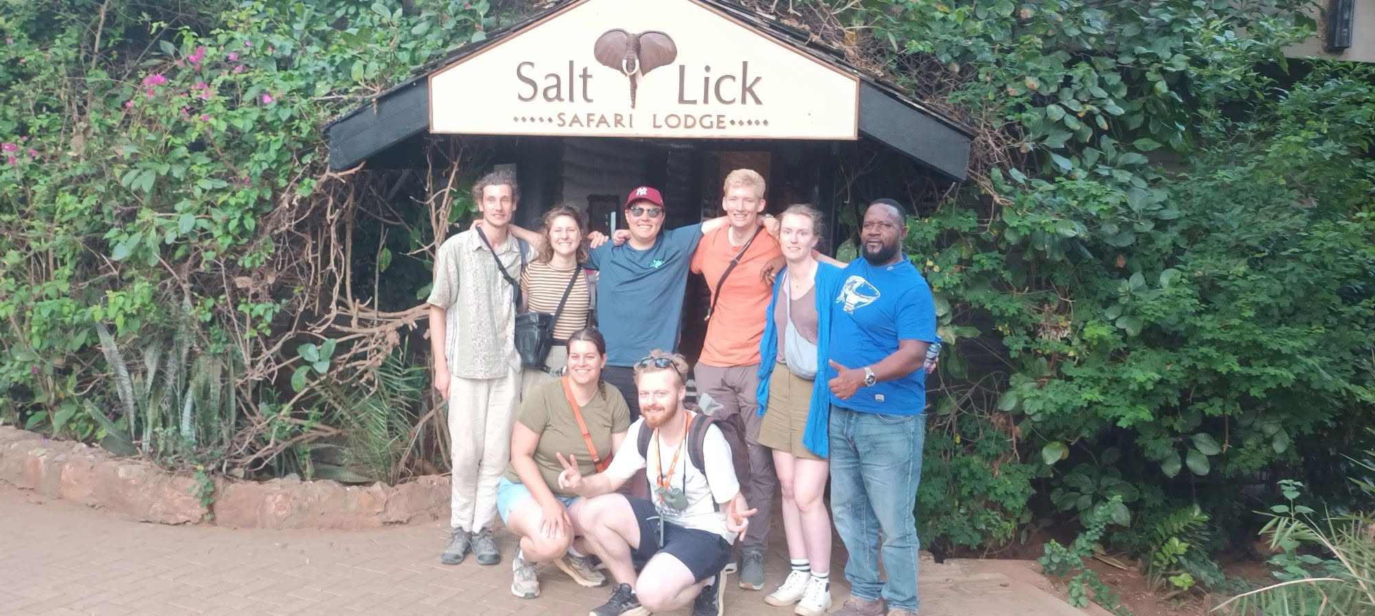 Jimmy Holiday safari guests at Salt Lick Safari Lodge